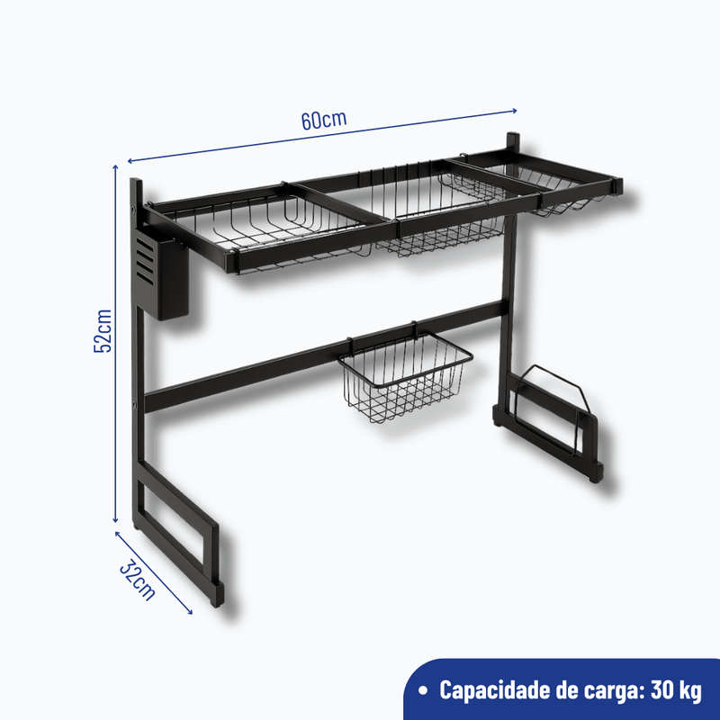 Escorredor de Louça Kitchen Rack Inox